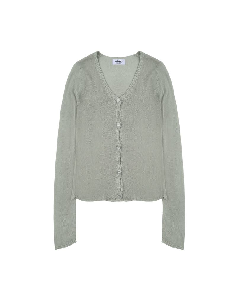 NET KNIT CARDIGAN (MINT)