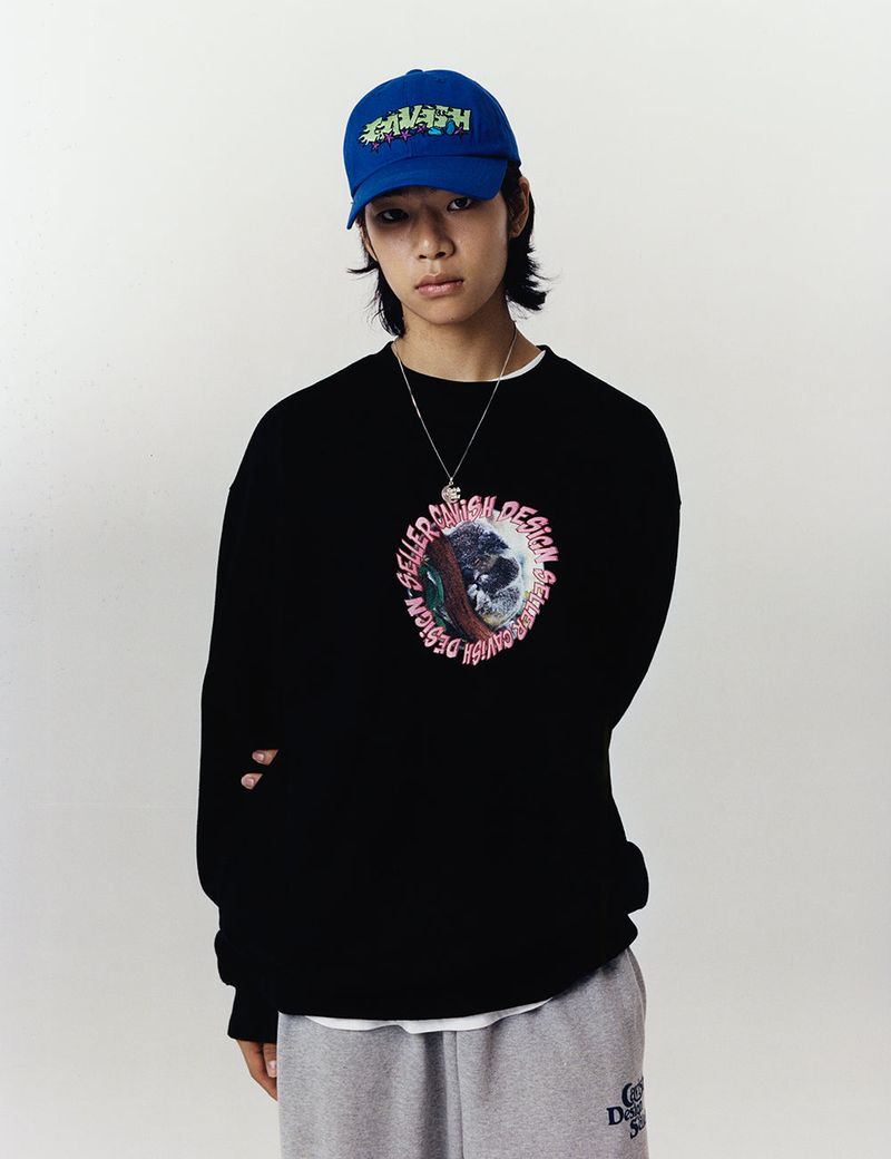 SLUMBER KOALA SWEATSHIRT LIGHT GREY(CV2CFUM461A)