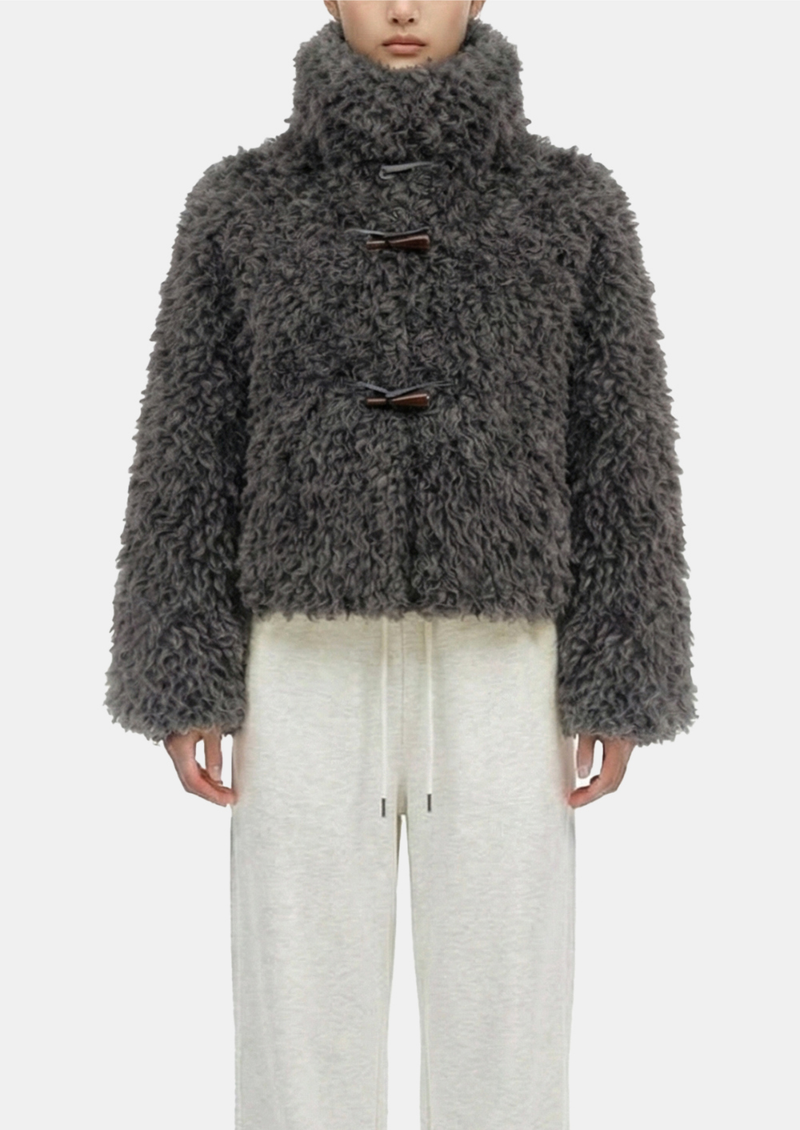 Eve Soft Fur Half-Neck Jacket