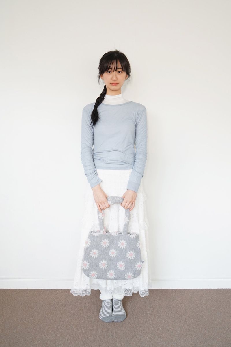 Blumi bag - Pink blossom (Grey)