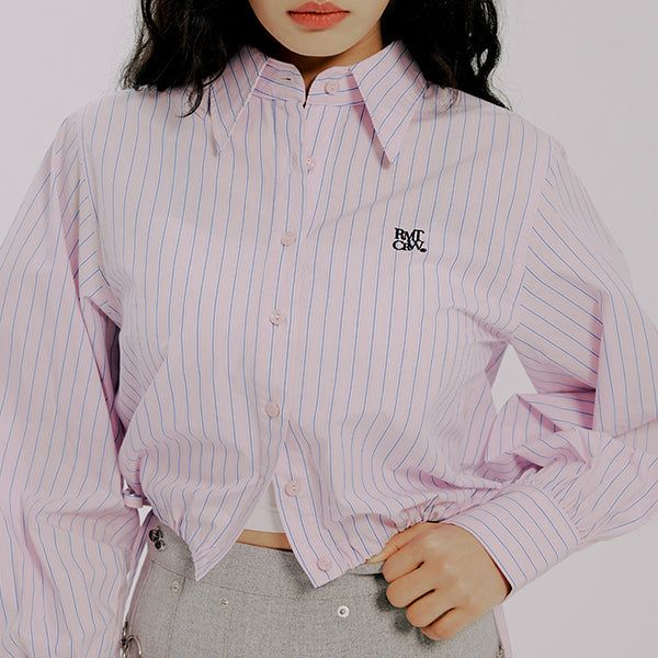 SHIRRING BALLOON SHIRT