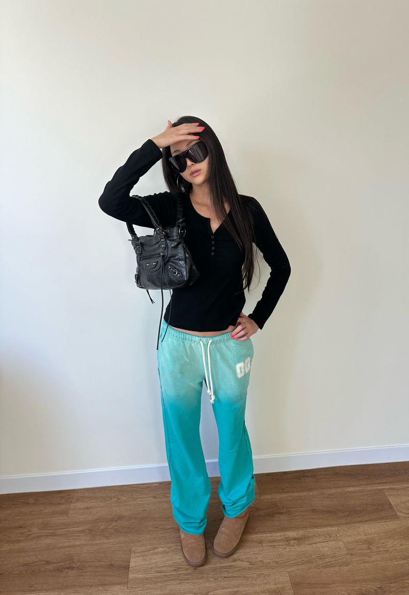 soft button henley top