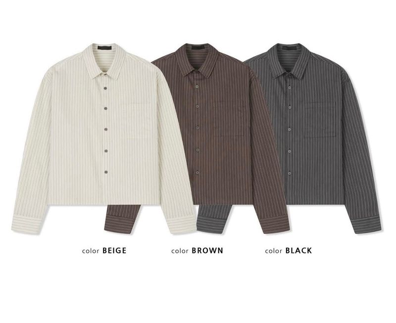 Minimalist Micro-Pleated Cropped Shirt