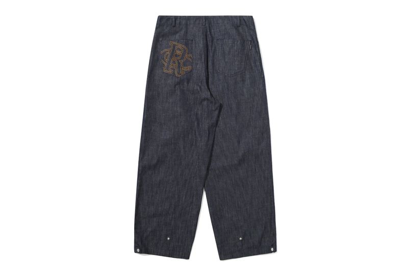DENIM PINTUCK SLACKS
