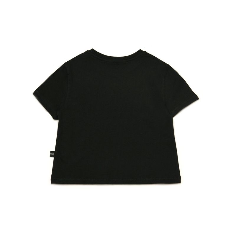ROMANCE CROP T-SHIRT BLACK
