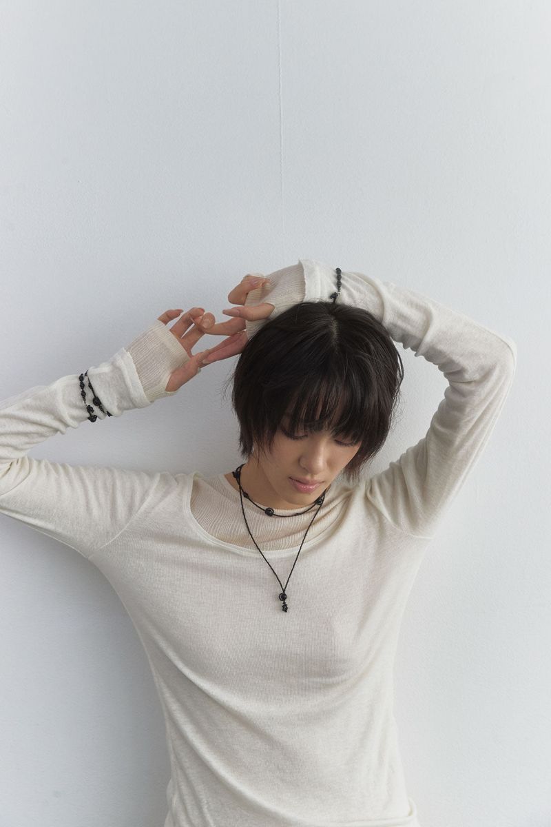 Onyx drop necklace (2 size)