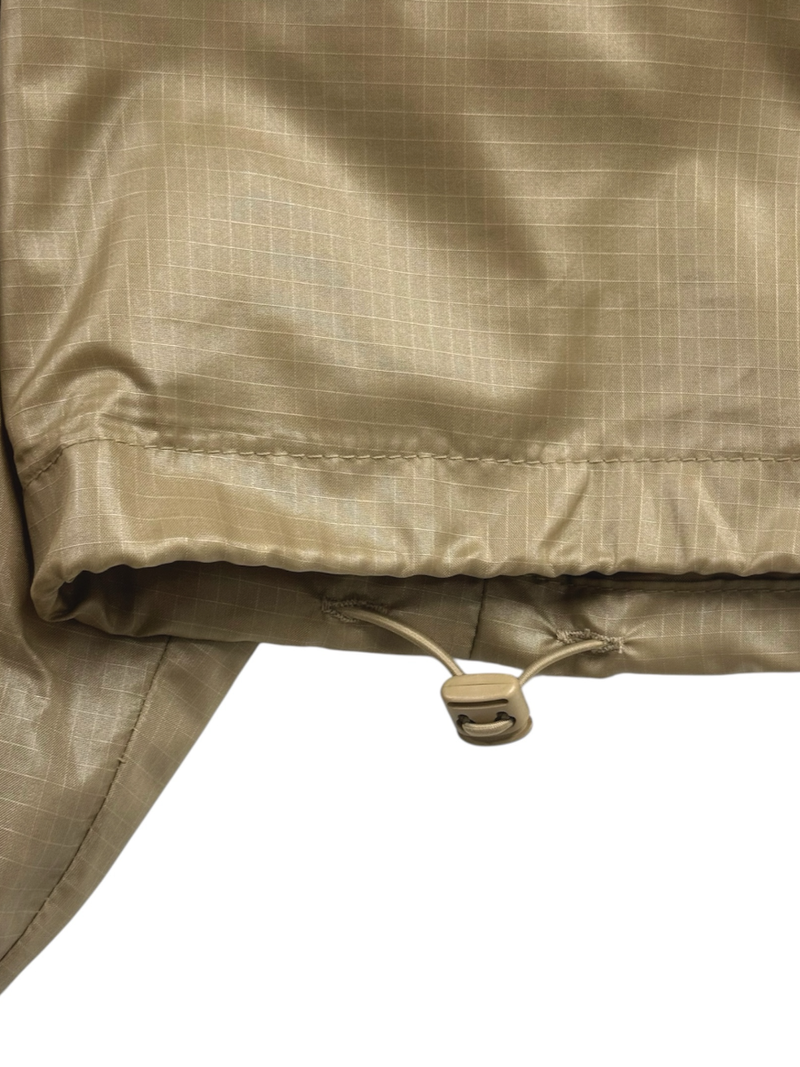 glossy wind jumper (beige)