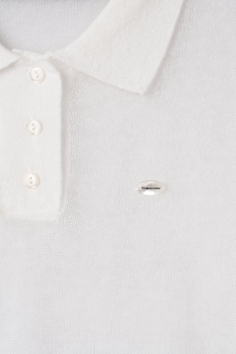 SEE-THROUGH COLLAR HALF KNIT (WHITE)