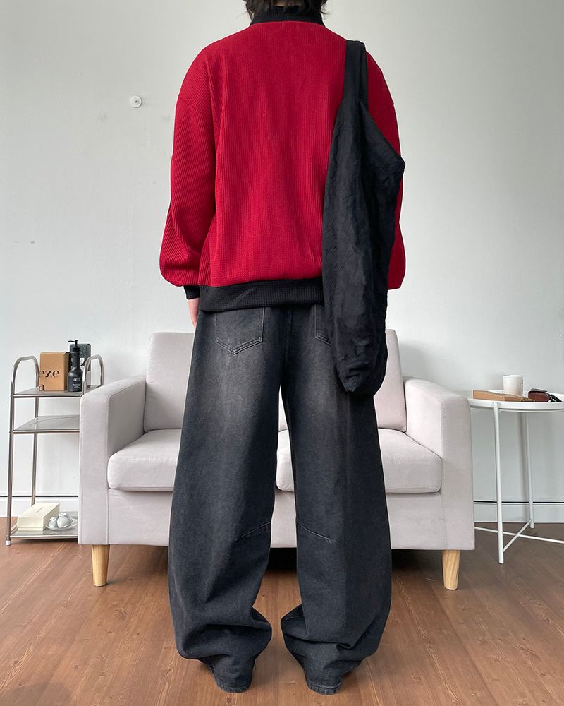 ハイライトブラッシュデニムパンツ 3C