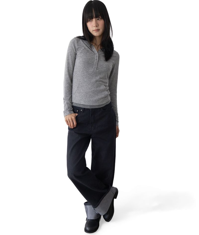 Monde Deep Henley Hoodie