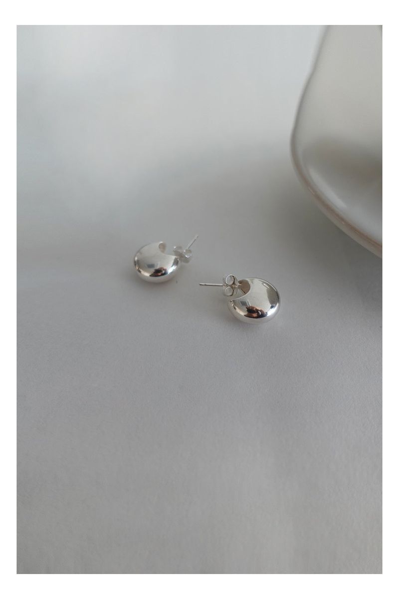 plump earrings (silver925)