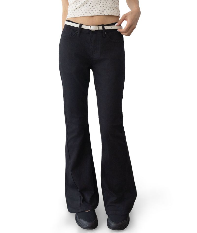 Iva Studded Low-Rise Bootcut Jeans