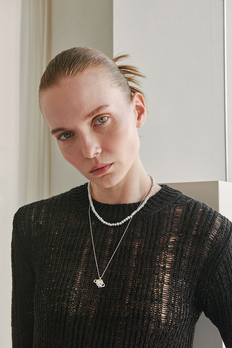 Gray Pearl Necklace