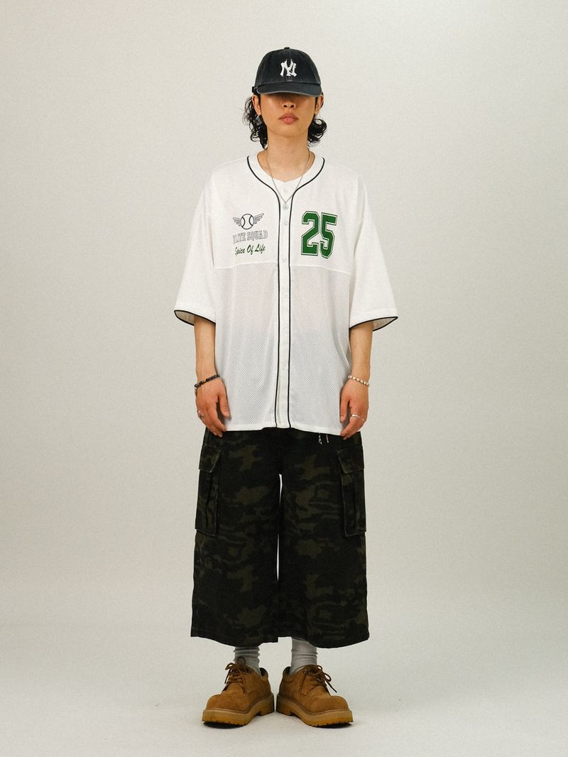 ME CAMOU BERMUDA CARGO PANTS