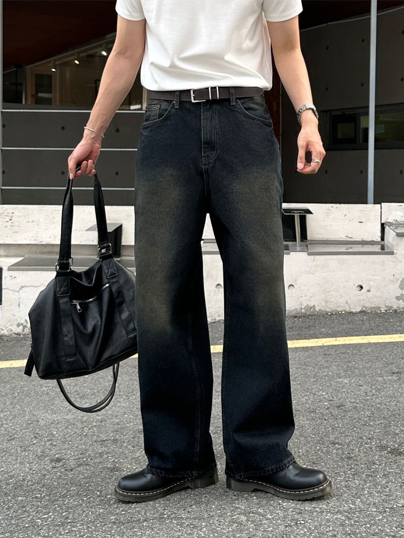 lemenne（ルメンヌ）の「LMN Unbay Washing Wide Denim Pants (3 colors)（Pants）」