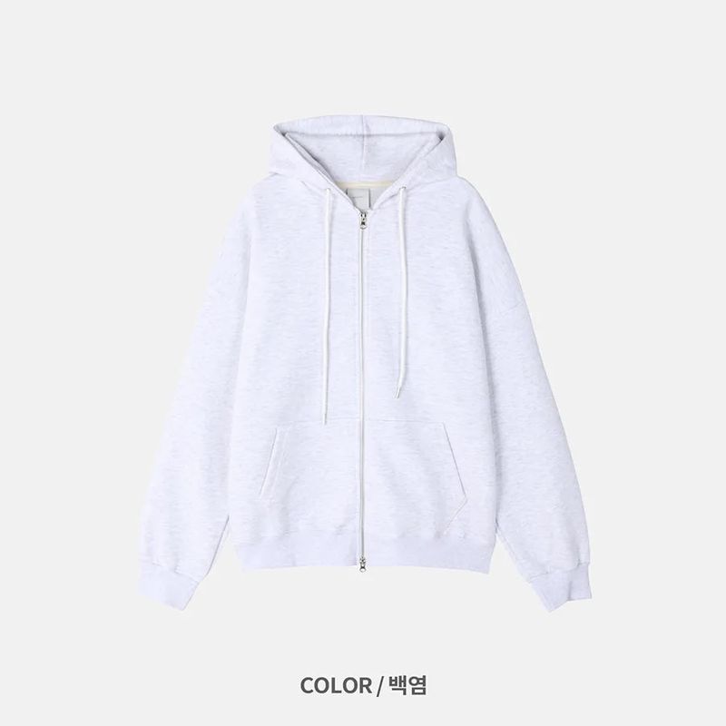 two way hood zip up