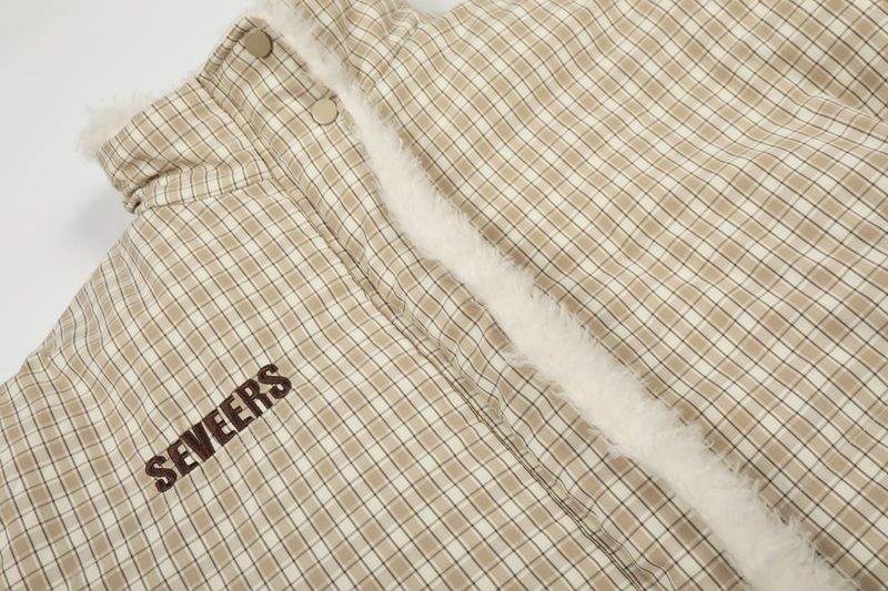 Heart Check Reversible Puffer Jumper