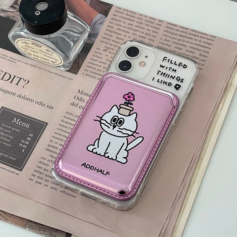 ADDHALF（アドハーフ）の「フラワーエディーマグセーフカードウォレット（スマホグッズ/小物）」