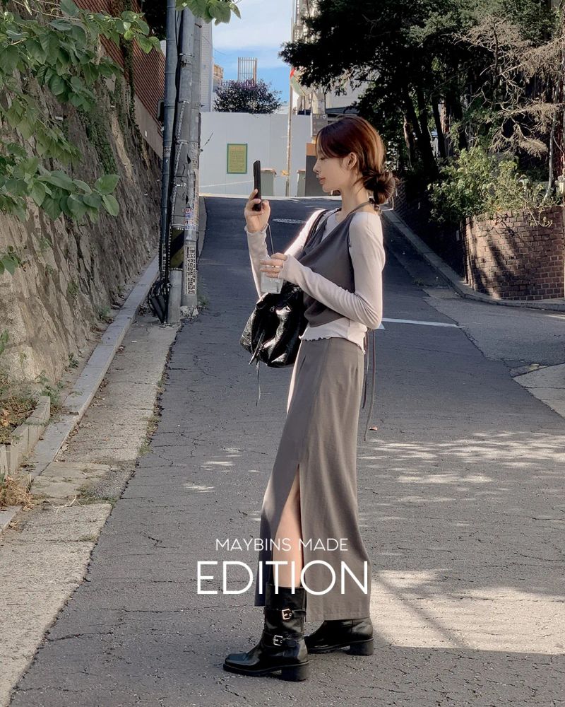 MADE. Muze bustier & long skirt set