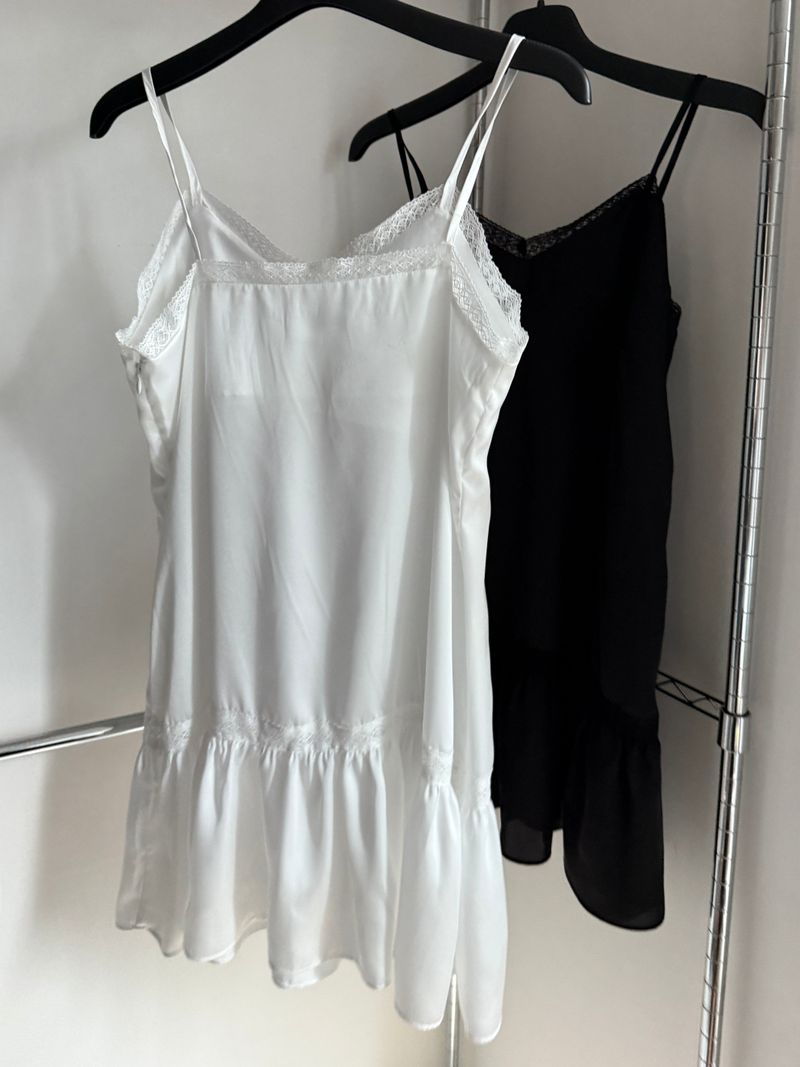 Rien Satin Mini Dress (2 colors)