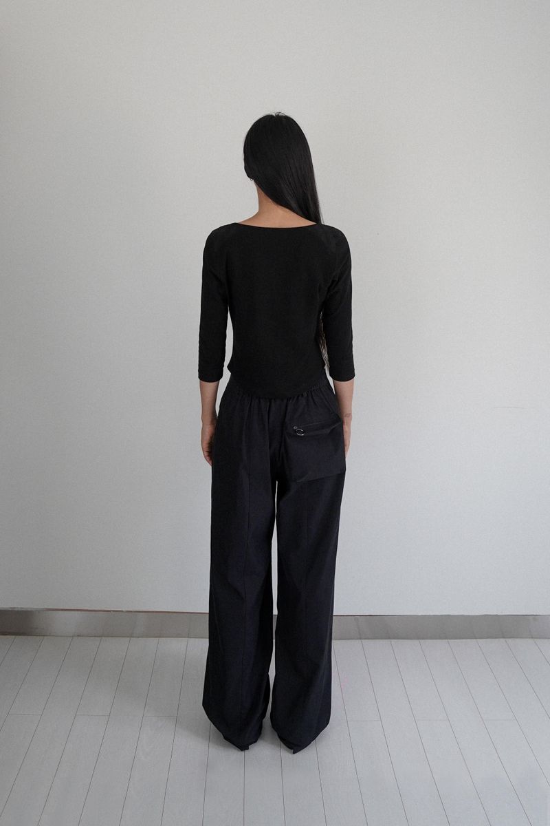 POCKET POINTED TROUSER