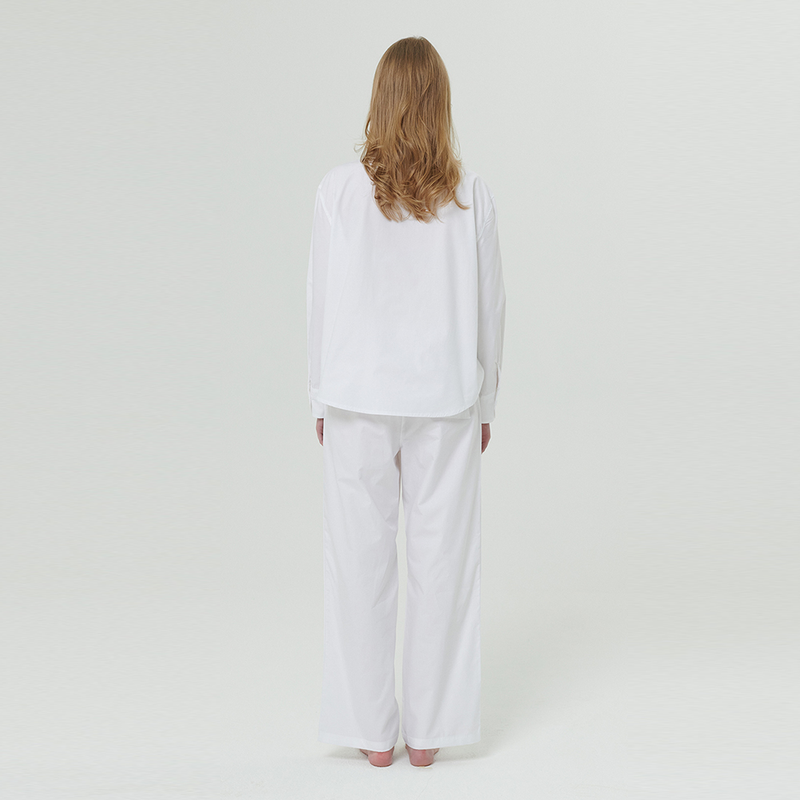 (W) Foli Garden PJ Set White