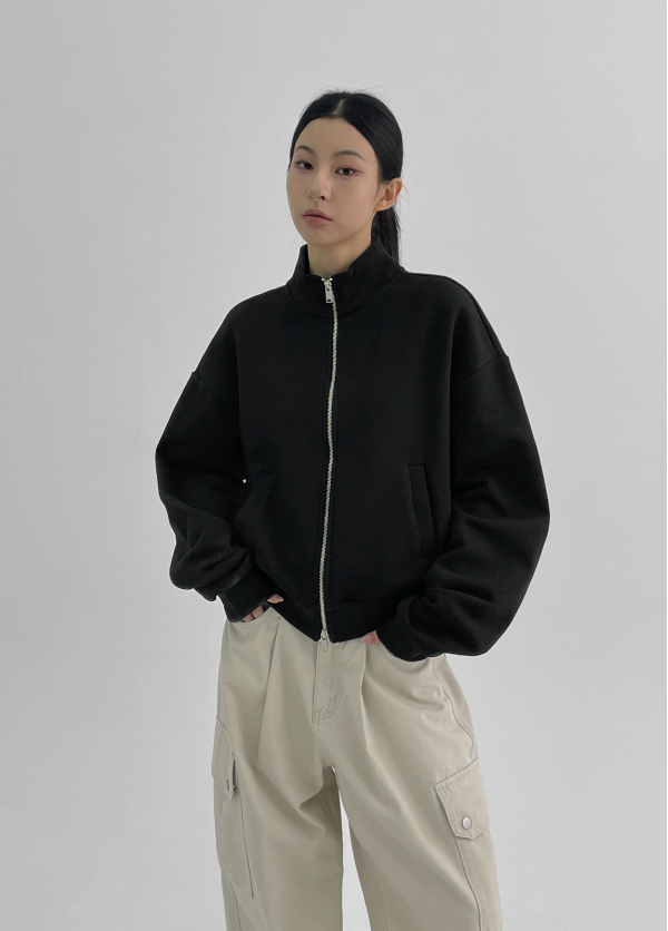 [MADE] Dickyden High Neck Zip-up