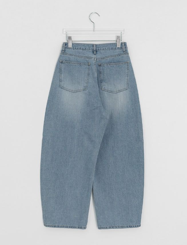Obe wide denim pants