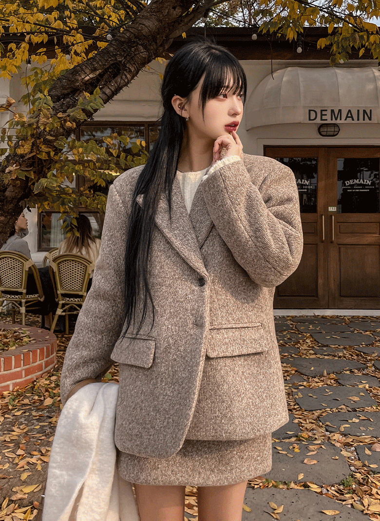 ULAN（ユレン）の「ブランチェウインターニットブレザー（ジャケット/アウター）」
