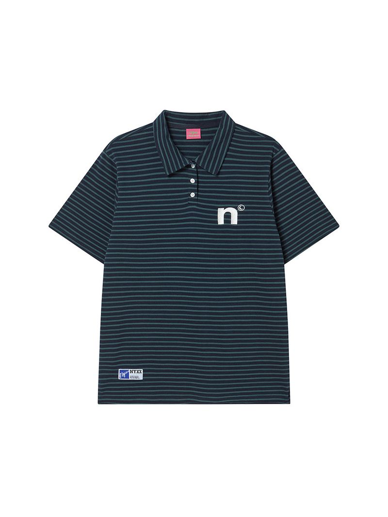 OVERSIZED WING POLO SHIRT GREEN