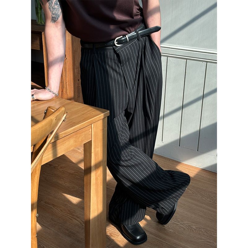 LAURANT（ロラン）の「 [S/S] ローストライプワイドスラックス(3color)（パンツ）」