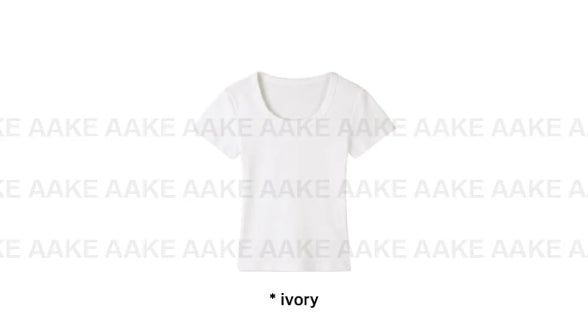 CURVED ROUND TEE