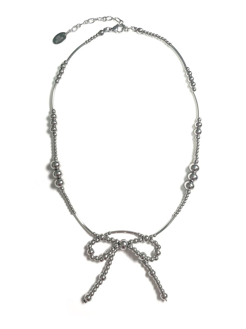 Metalic Ribbon Necklace