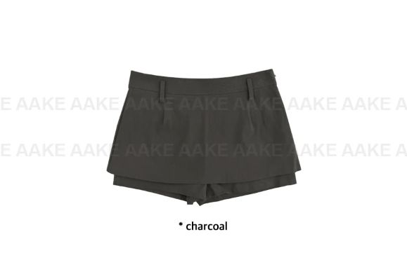 LAYERED MINI SKIRT PANTS