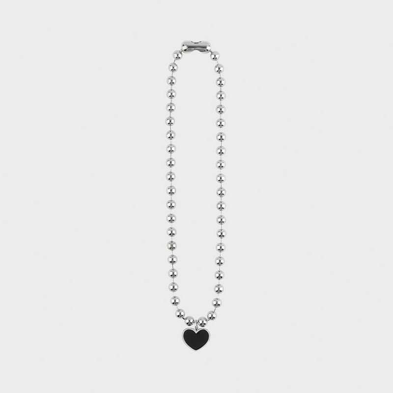 BIG BLACK LOVE NEC SILVER925 (DOODLE)