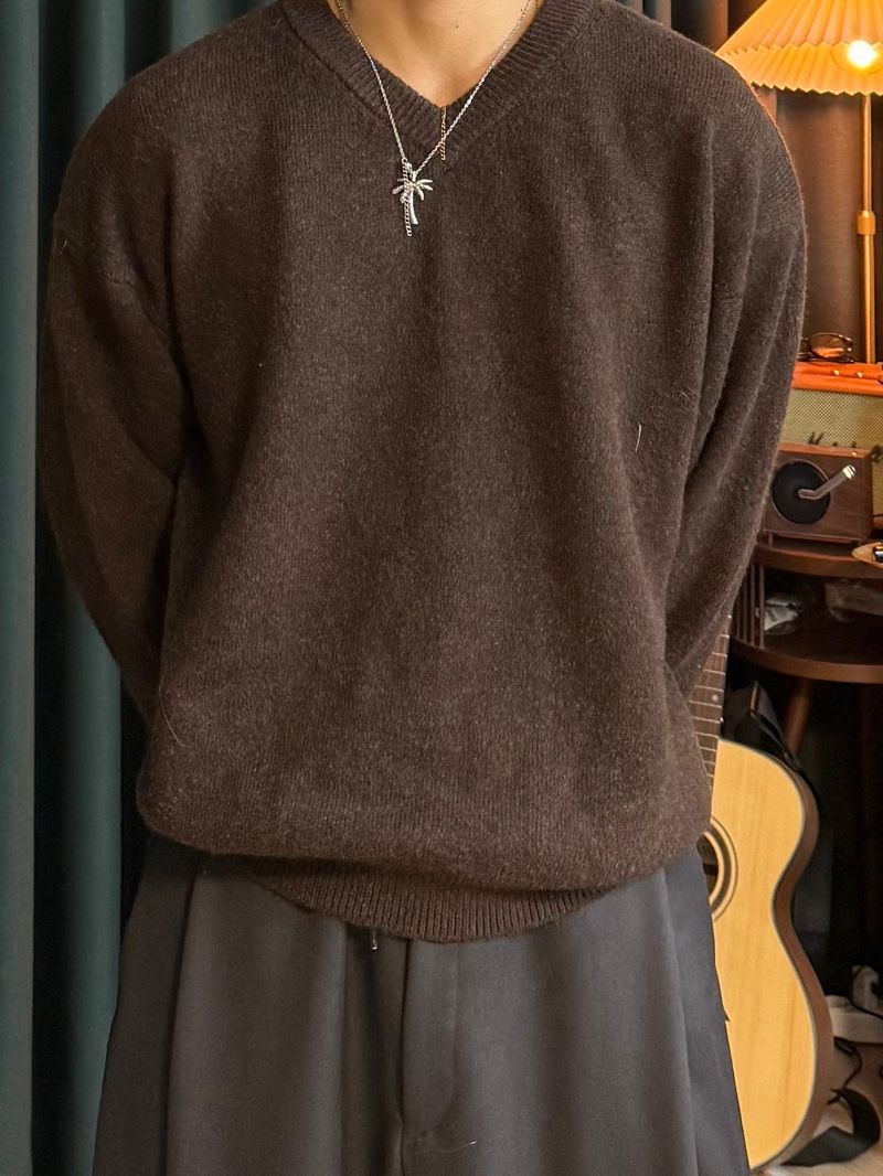 Airwool V-Neck Knit 6COLOR
