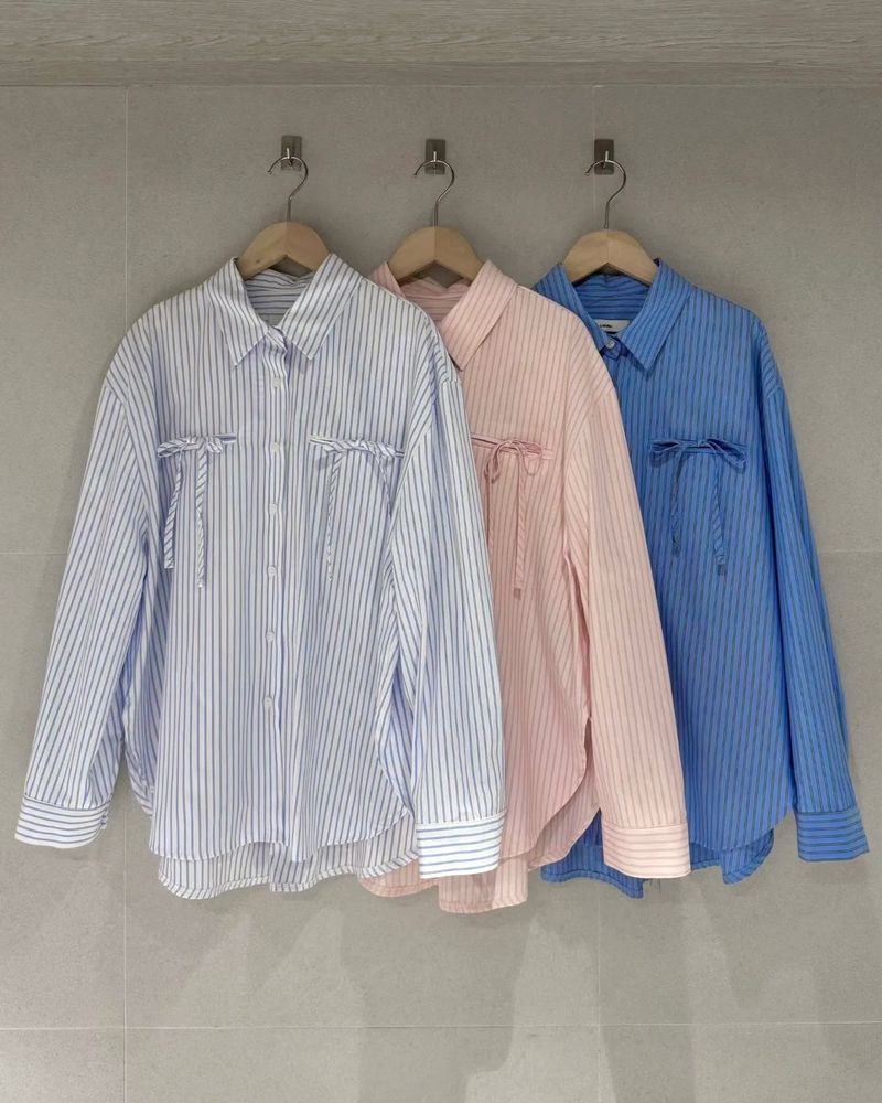 We Fell In Love In Reality（ウィ フェル イン ラブ イン リアリティ）の「Glam Shirt Stripes - 3 colours（Tops）」