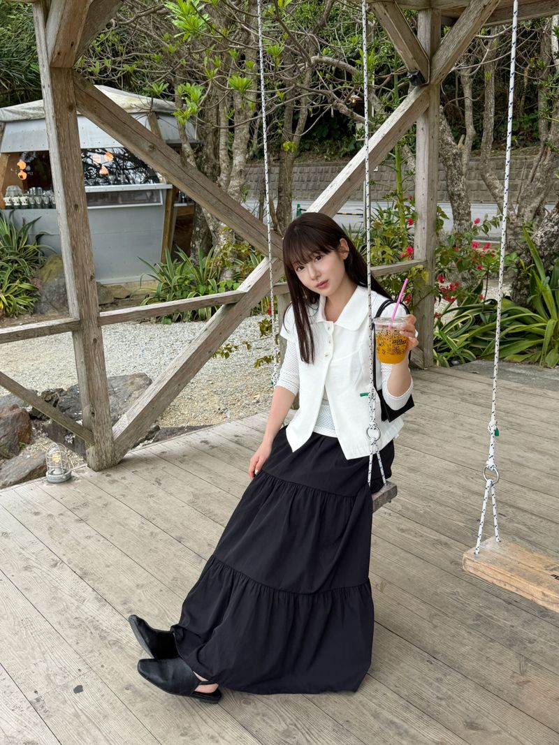 [Romantic💌] Pure Cancan Long Skirt