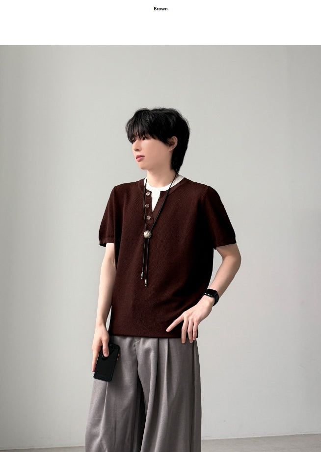 Neuron Layered Half Knit