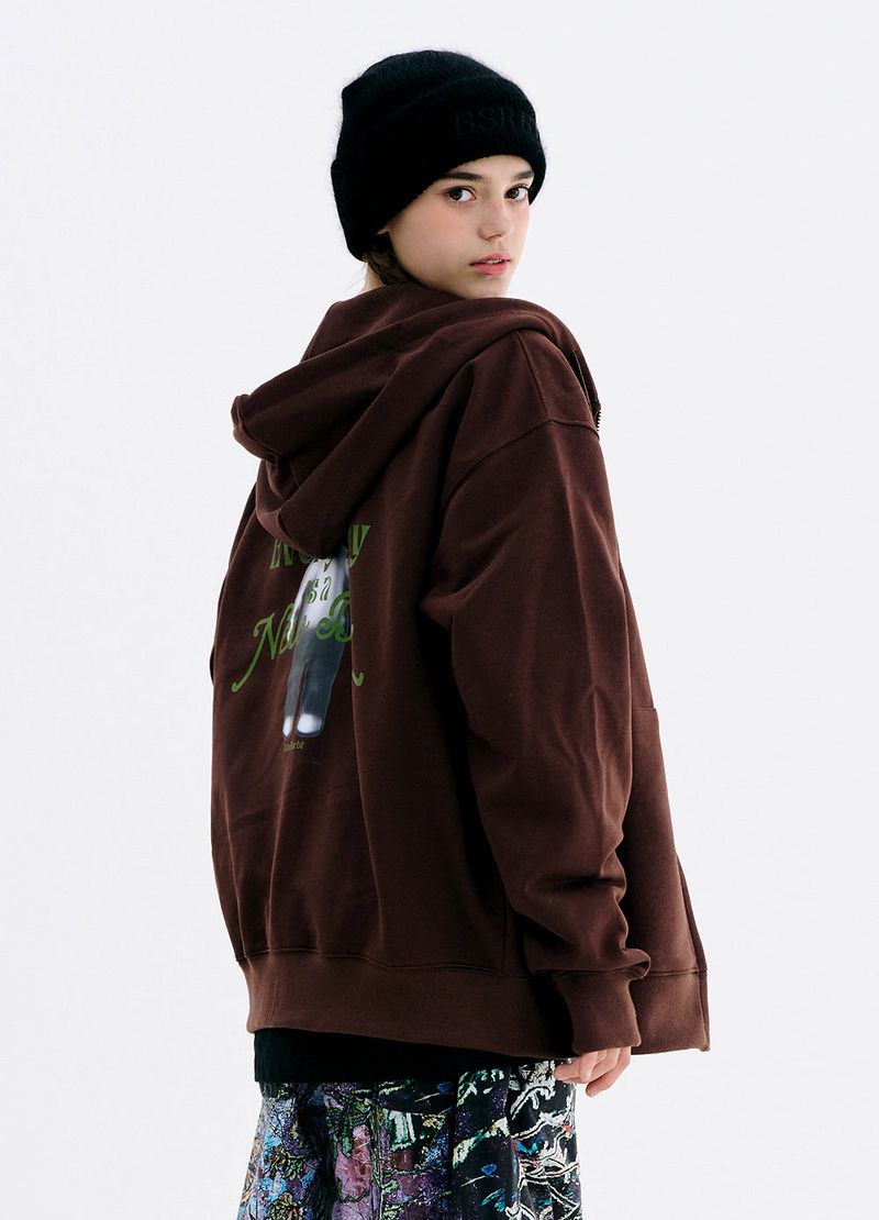 3D EVERY DAY RABBIT HOODIE ZIP-UP