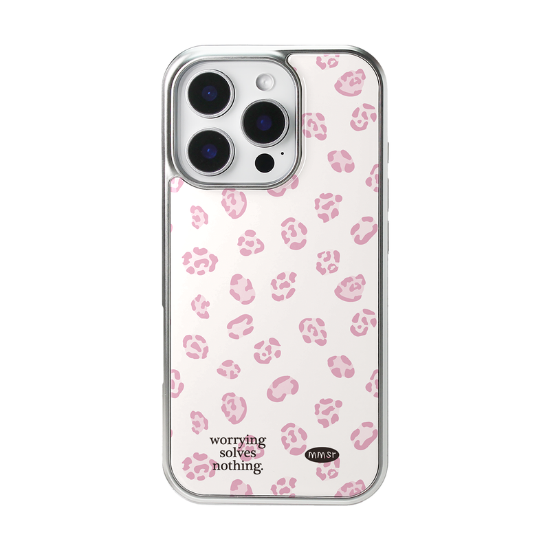 murmursroom(マーマーズルーム)の「ホリデー エポキシ バンパー ケース(silver / leopard pink)(スマホグッズ/小物)」