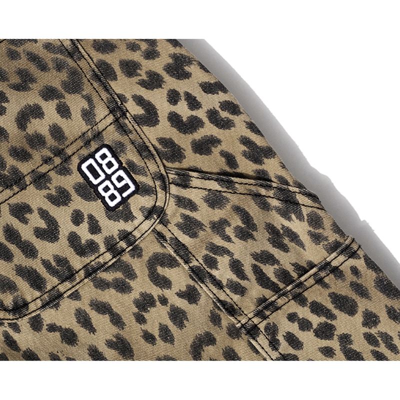 LB Leopard Carpenter Pants (Beige)