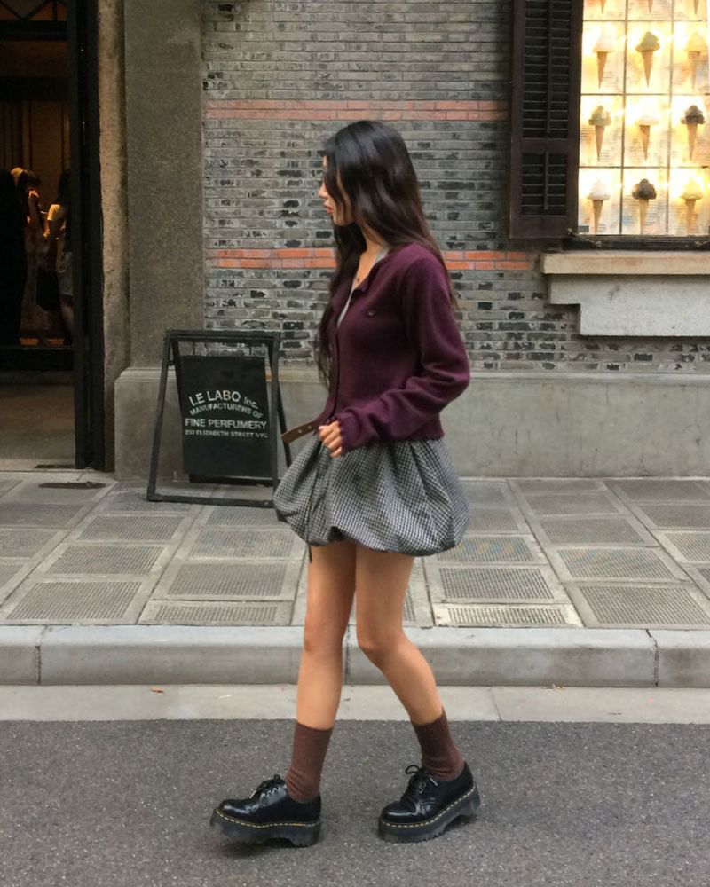 Candy Frill Knit Cardigan