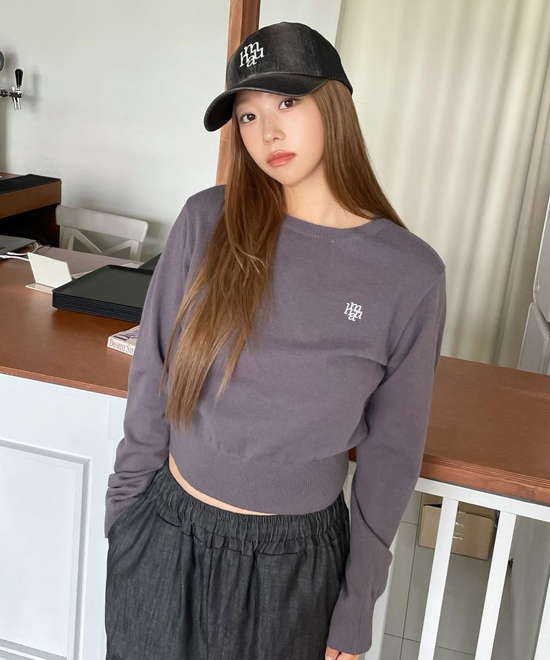STITCH LOGO BASIC KNIT