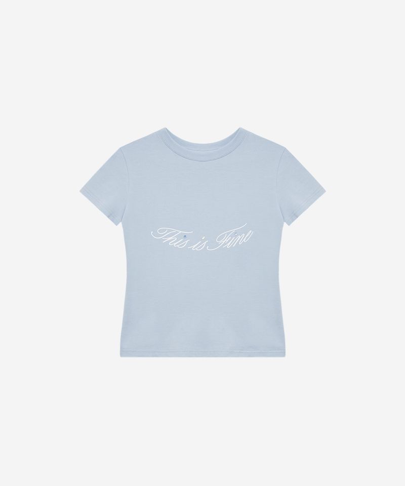Cropped Signature Tee