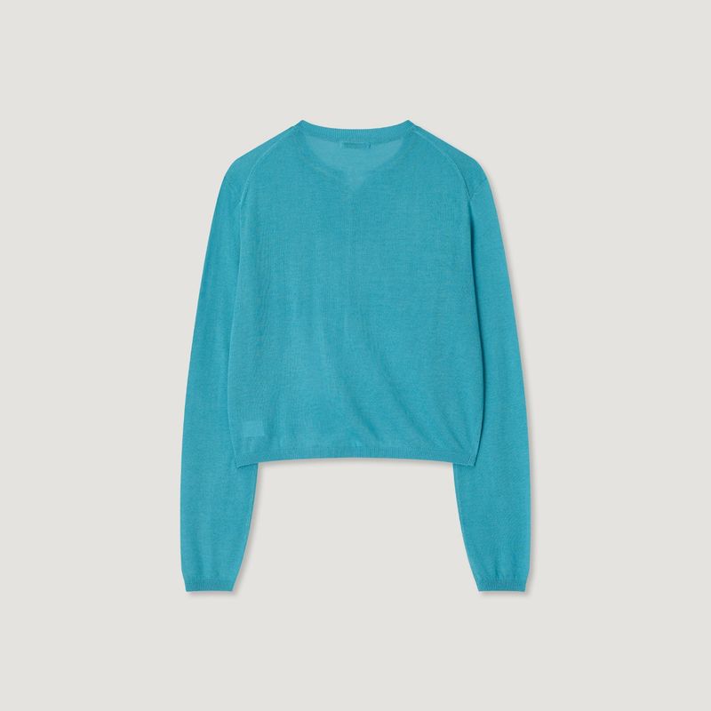 Signature Wave Linen Cardigan