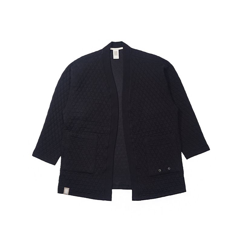 VINTAGE DIA-QUILTING HERITAGE CARDIGAN (Black)