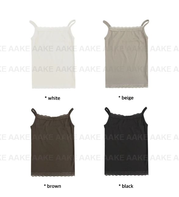 LACE TRIM SLEEVELESS