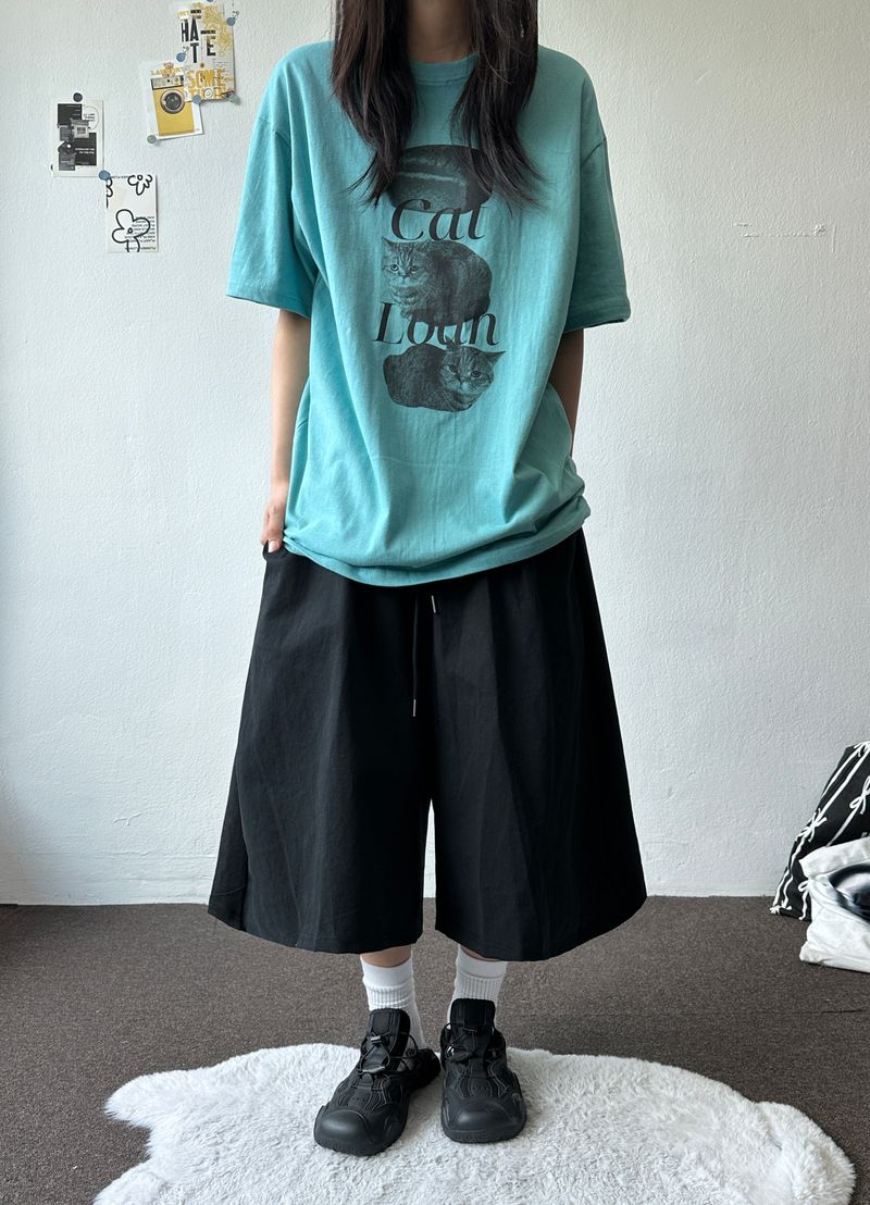 Mighty Hip Patch Back Tab Bermuda Shorts 2color