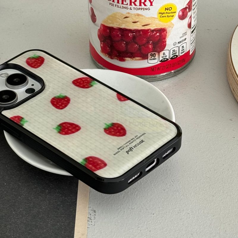 epoxy white strawberry berry